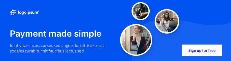 business blog wide promo banner